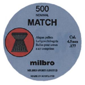 Milbro match .177 air gun pellets 500